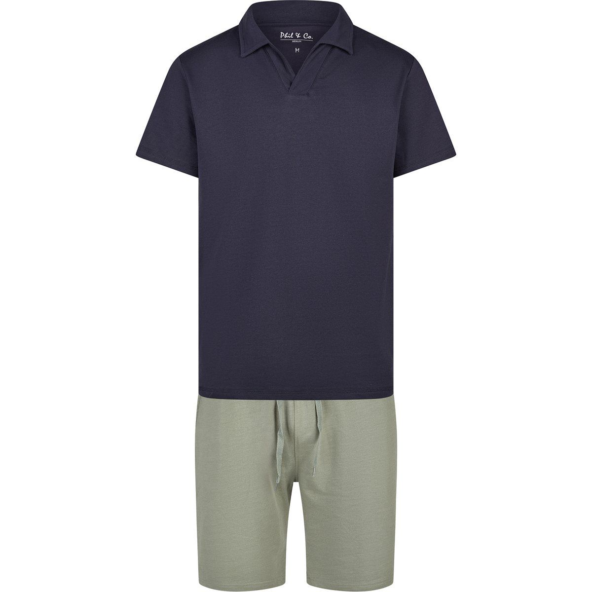 Herren Loungewear Shorty Pyjama Set
