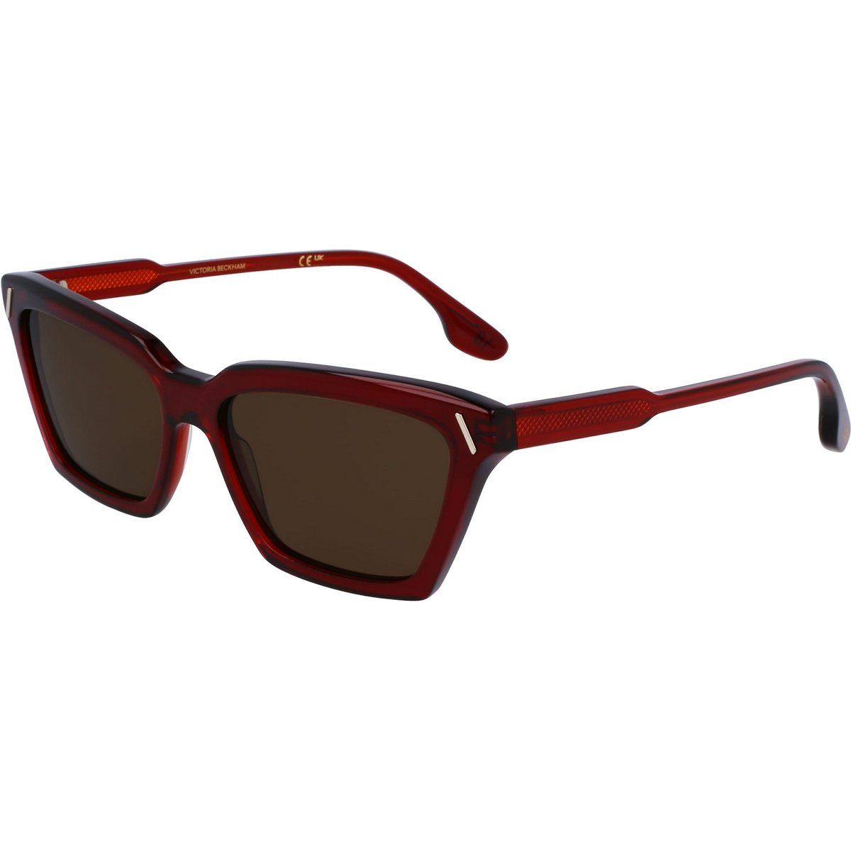 Eckige Sonnenbrille mit Acetatrahmen