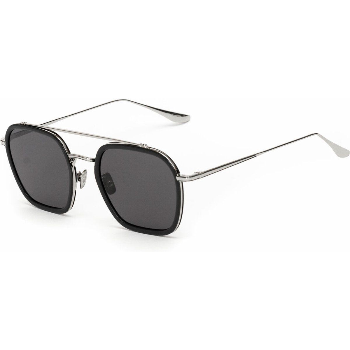 Quadratische Pilotenbrille mit Obersteg