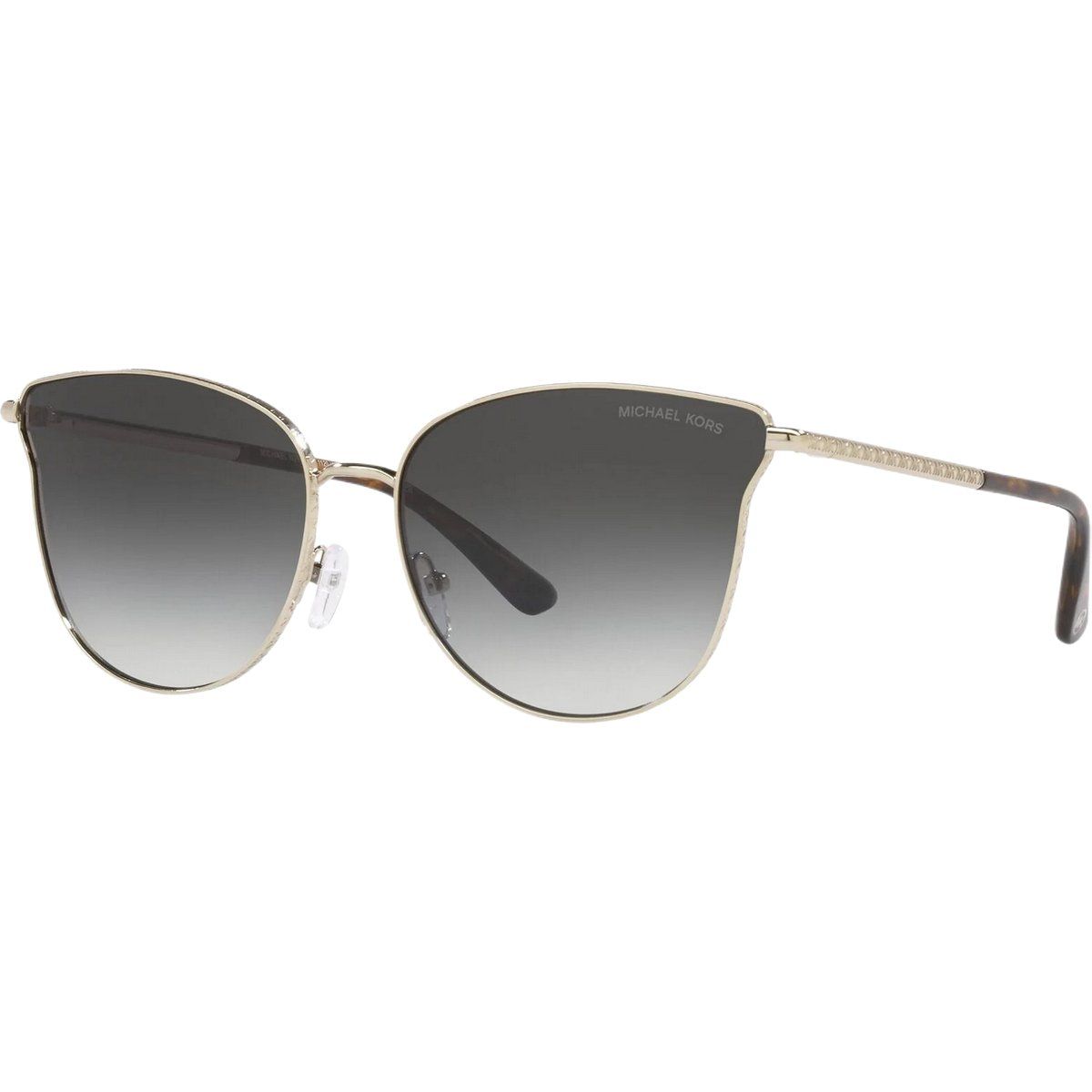 Katzenaugen-Sonnenbrille mit Metallrahmen