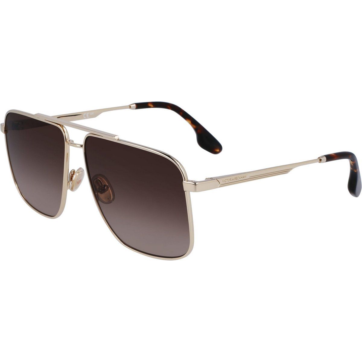 Quadratische Sonnenbrille im Pilotenstil