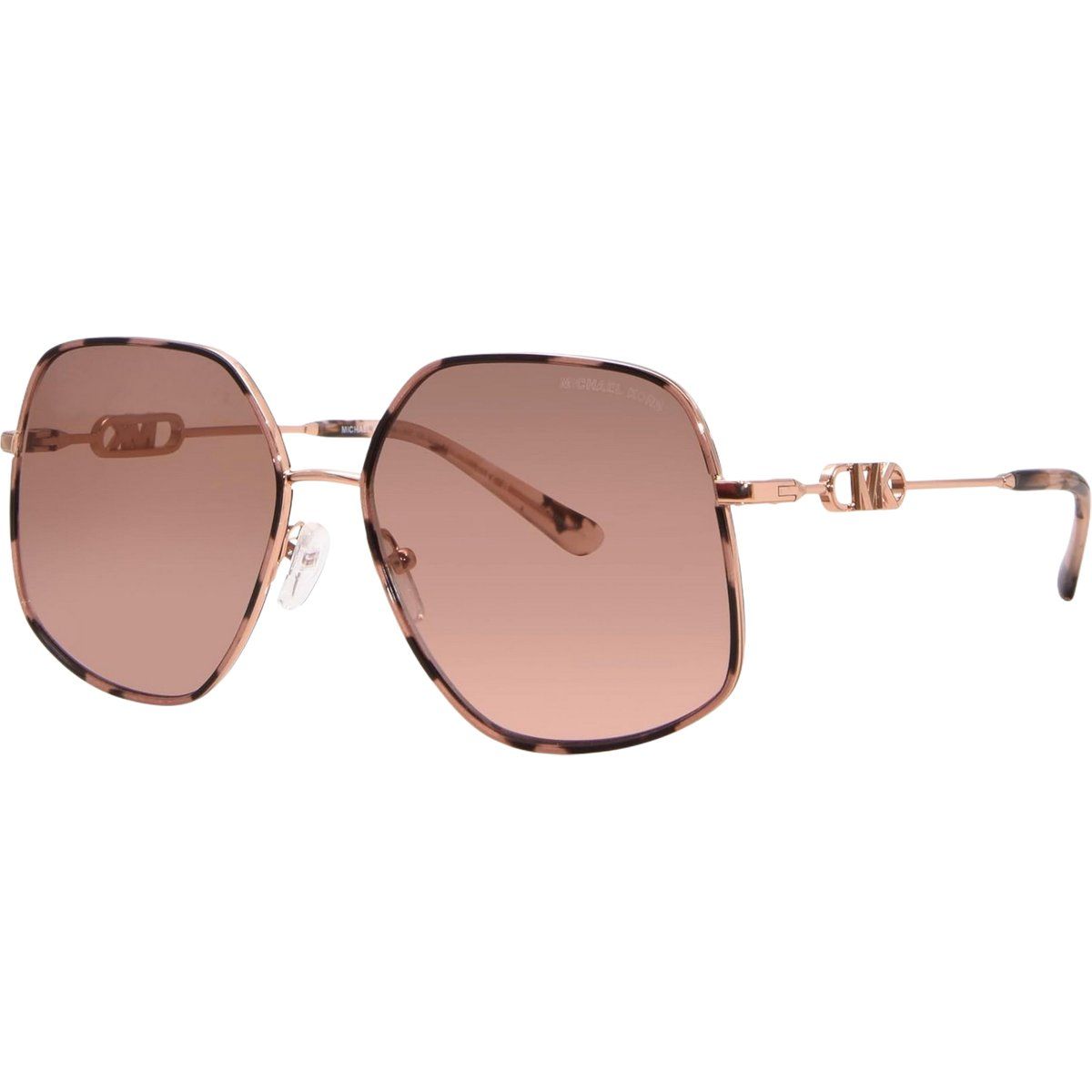 Geometrische Metall Sonnenbrille