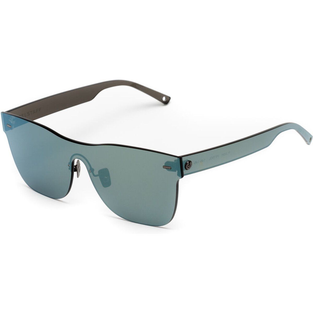 Elegante Shield Sonnenbrille Flash Petrol