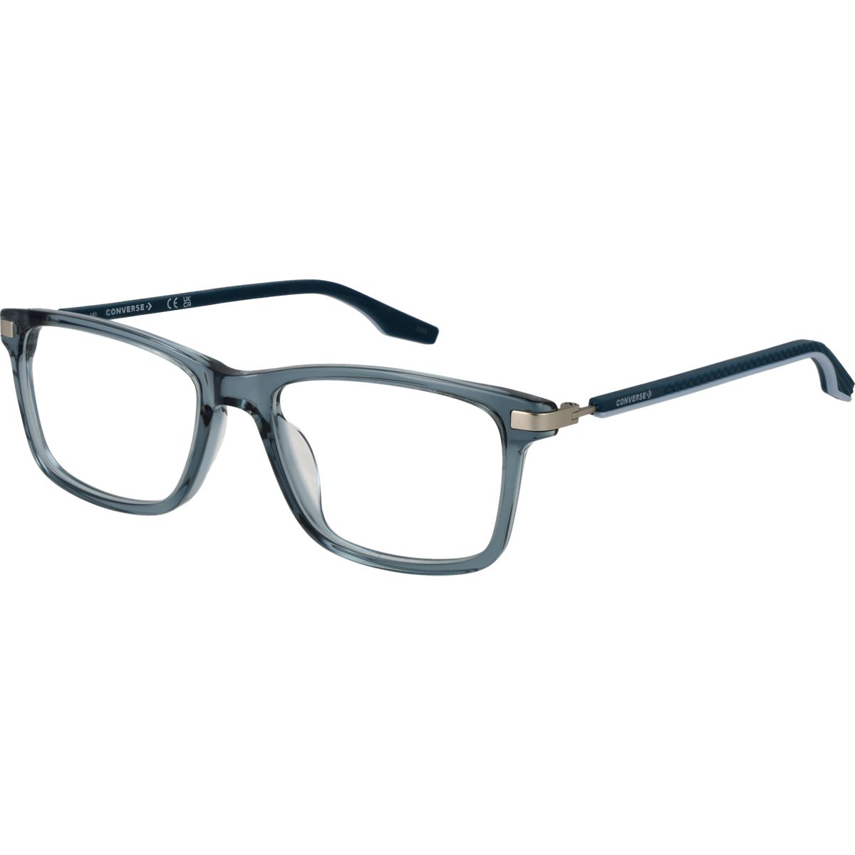 Rechteckige Unisex-Brille mit Vollrand