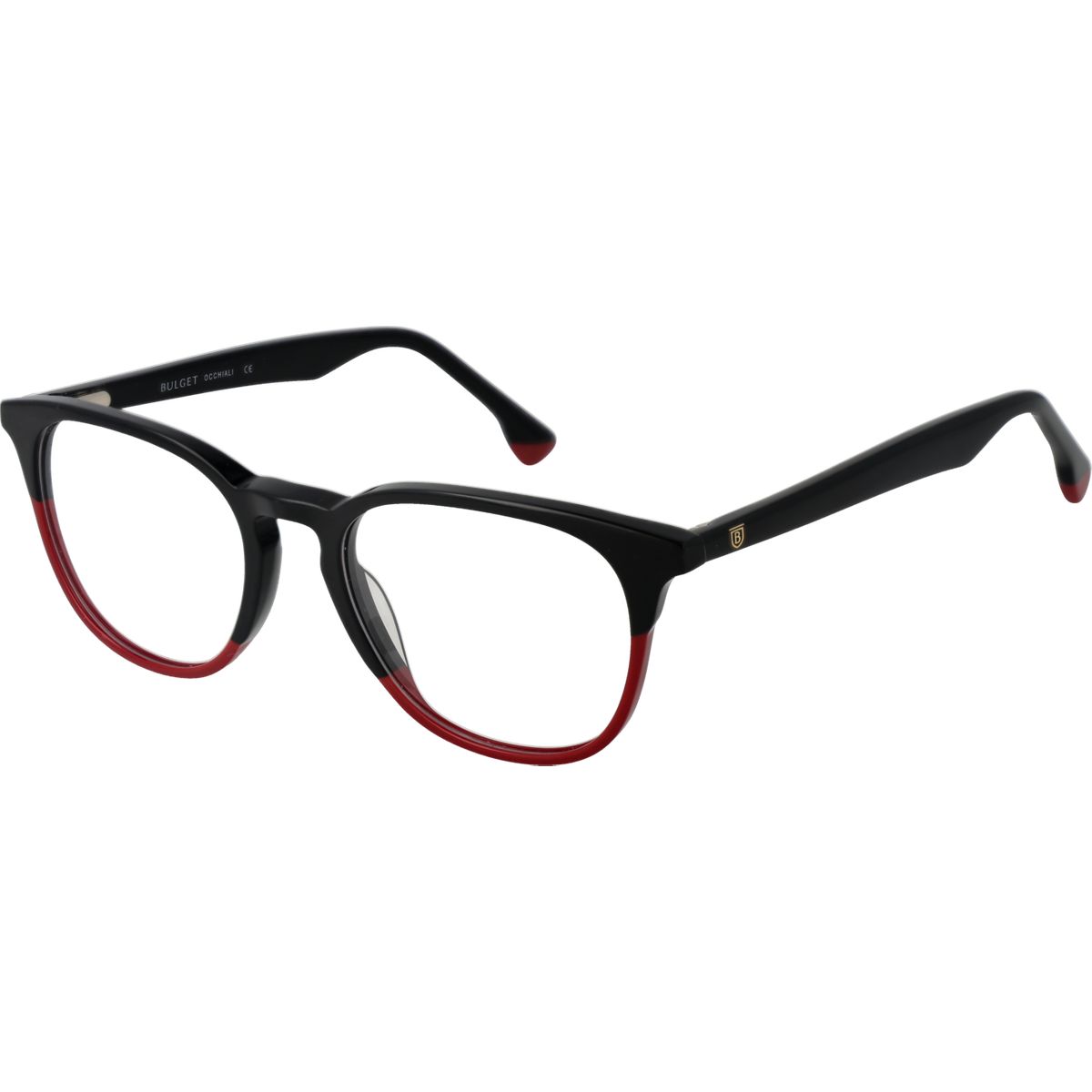 Zweifarbige Acetat-Vollrandbrille