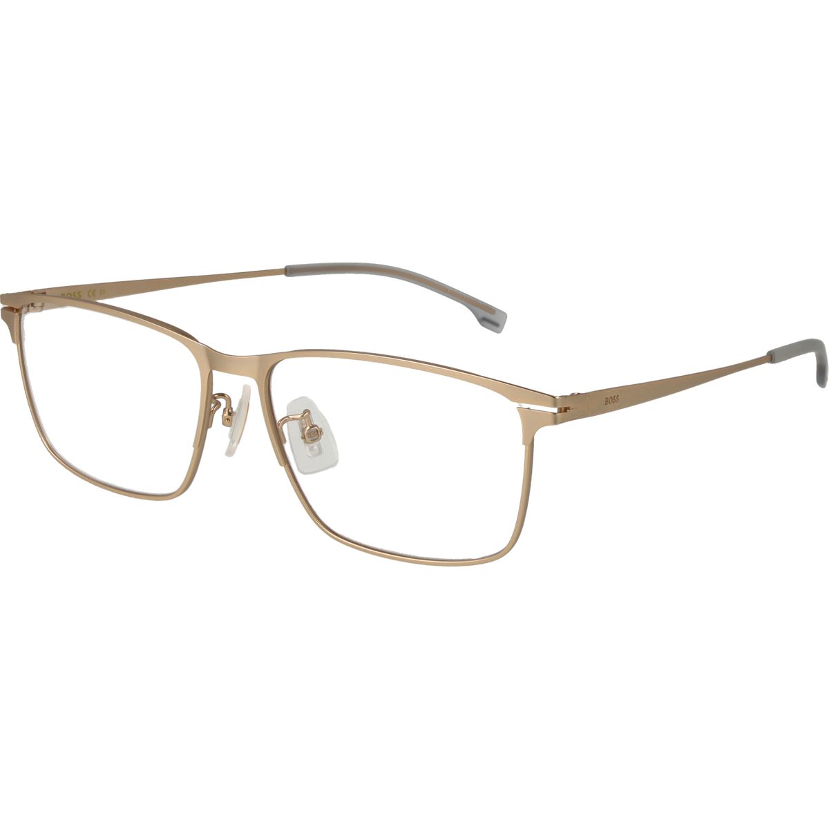 Rechteckige Vollrand-Metallbrille
