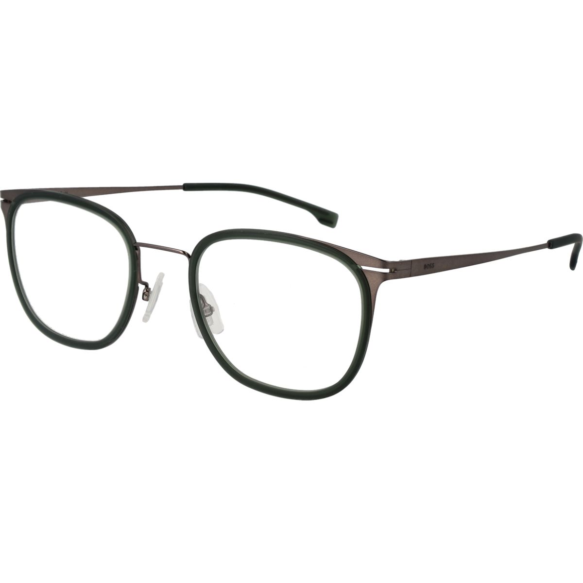 Quadratische Vollrandbrille Grün