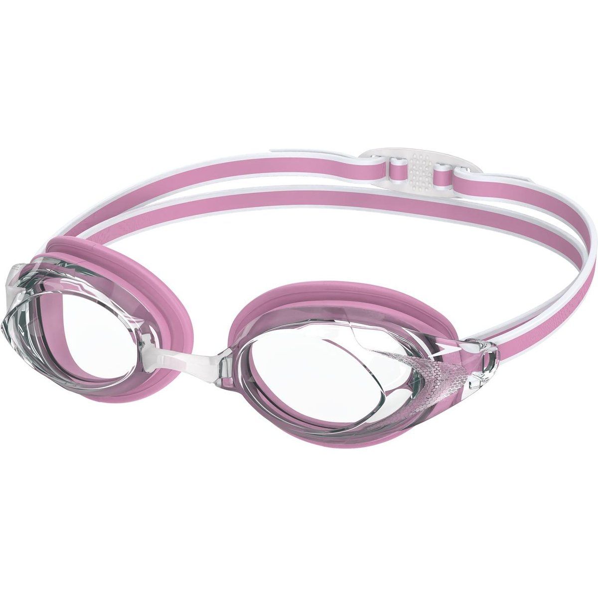 Getönte Schwimmbrille Pink Antibeschlag UV