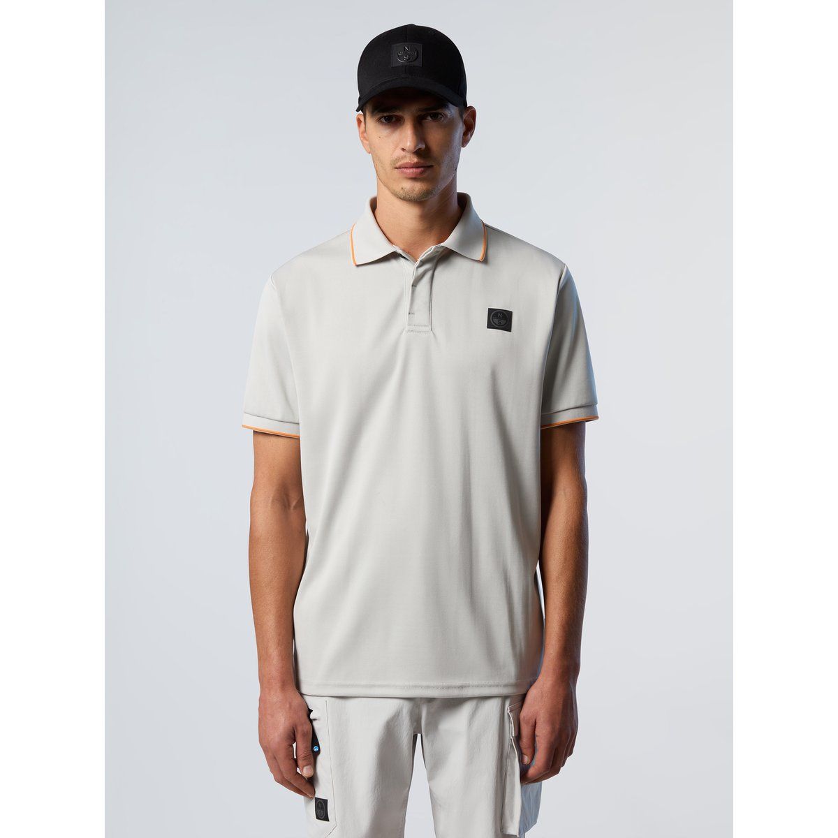 Coolmax Piqué Poloshirt mit Zierrand