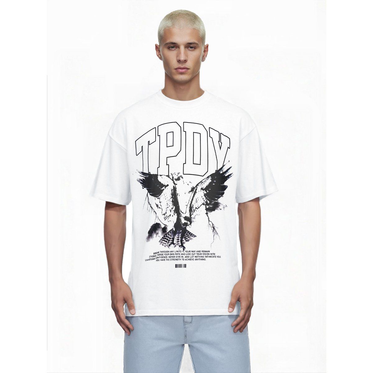 Urbanes T-Shirt mit Grafikprint