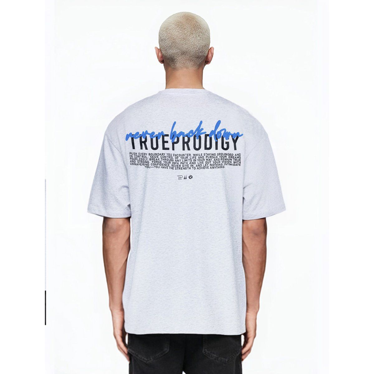 Oversized-T-Shirt mit grafischem Rückendruck