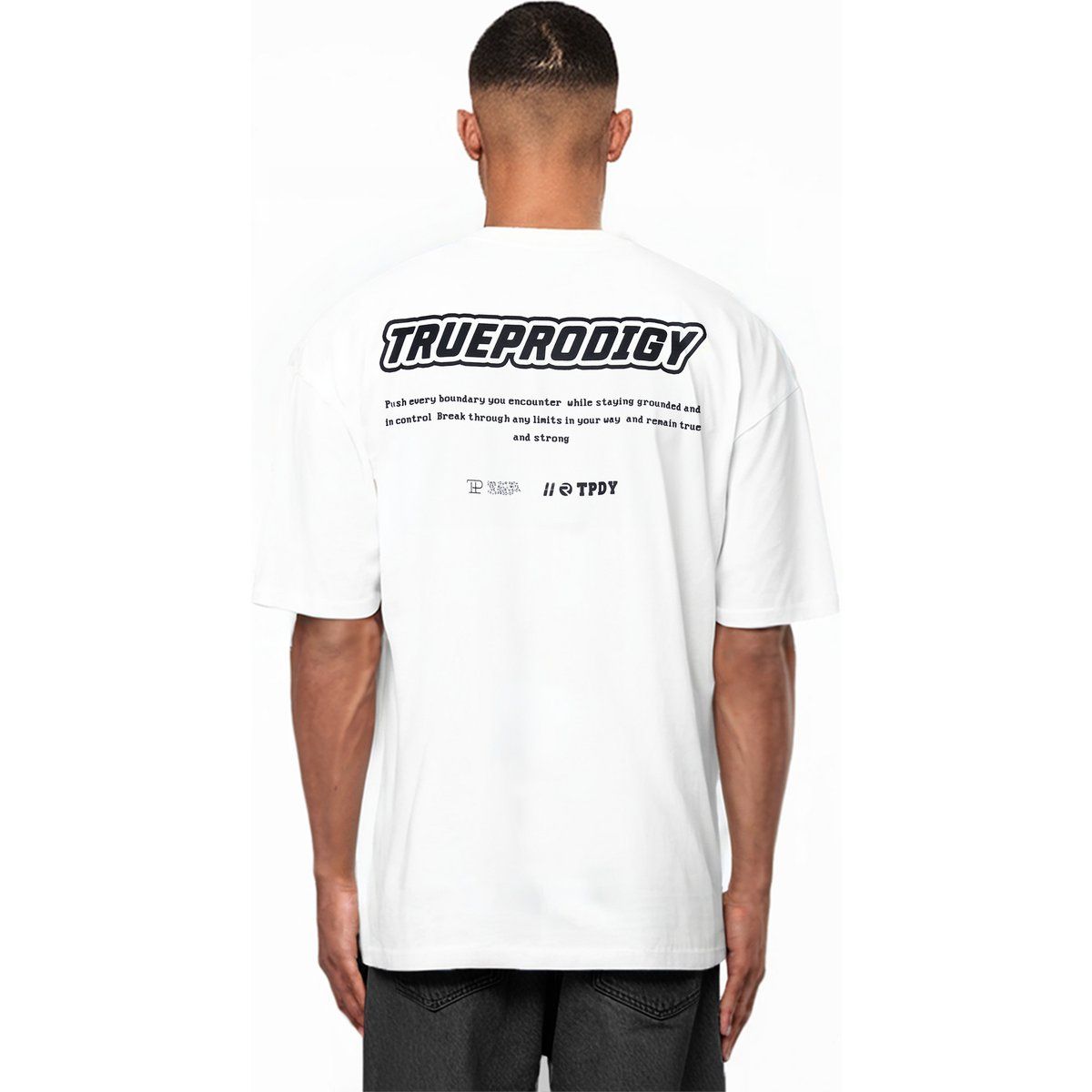 Unisex T-Shirt mit Grafikdruck im Oversized-Stil