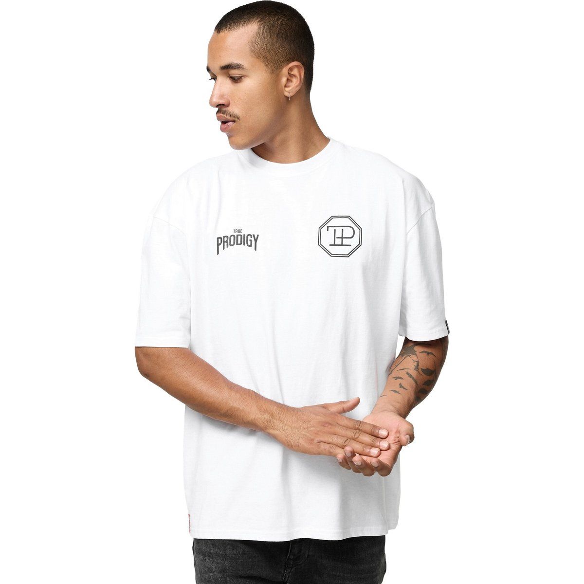 Urbanes T-Shirt mit Grafikprint und Oversized-Schnitt