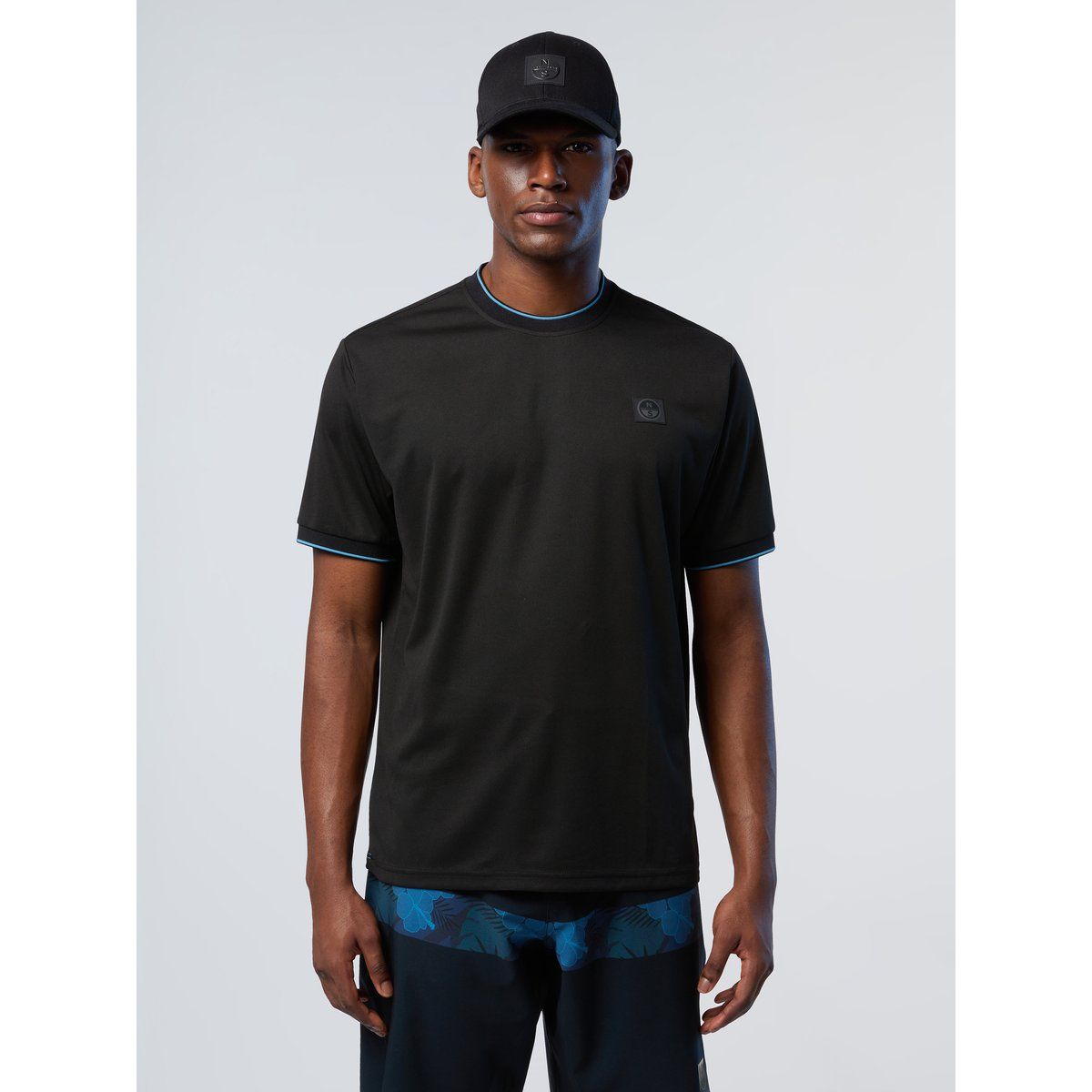 Feuchtigkeitsableitendes Tech-Piqué-T-Shirt