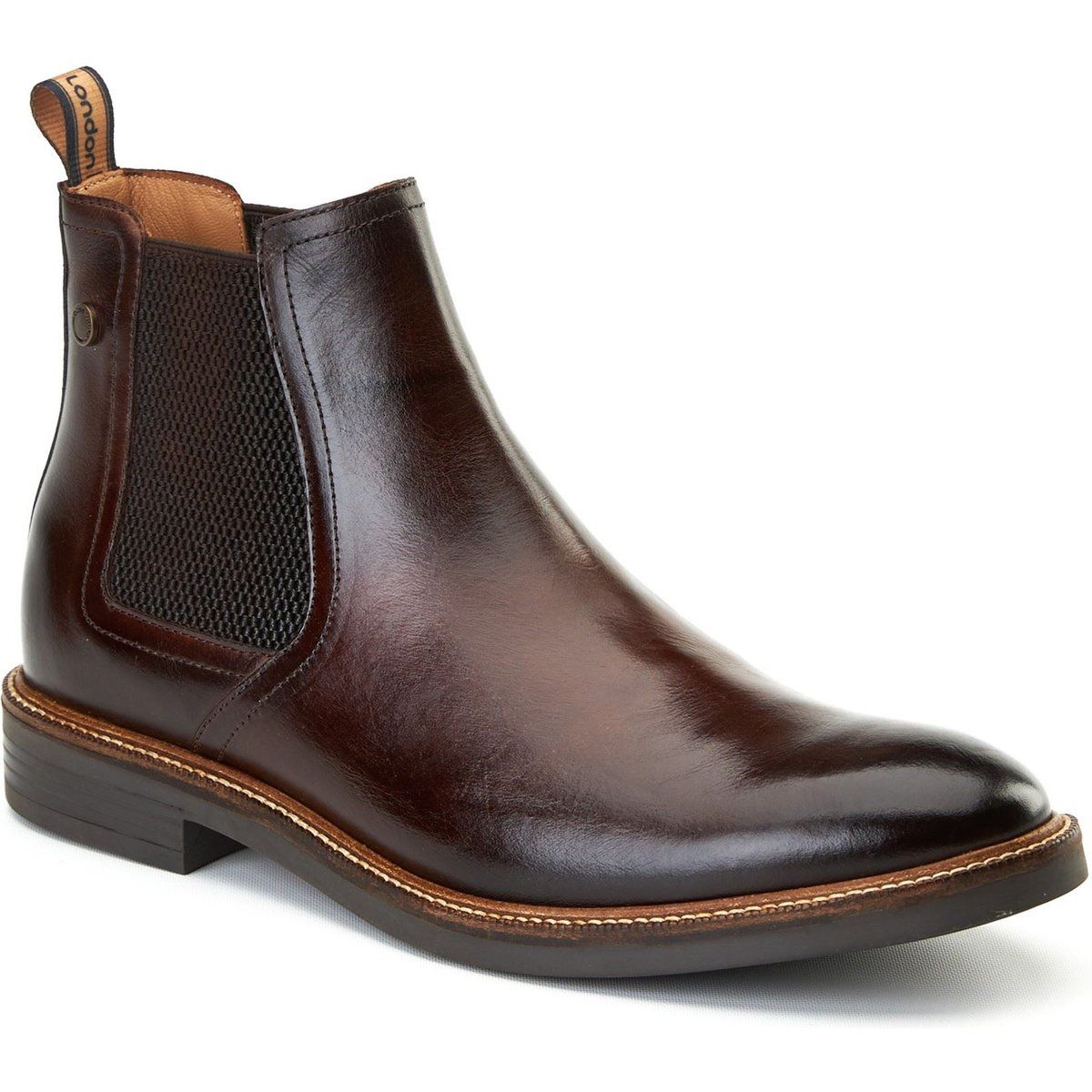 Klassische Chelsea-Stiefeletten aus Leder