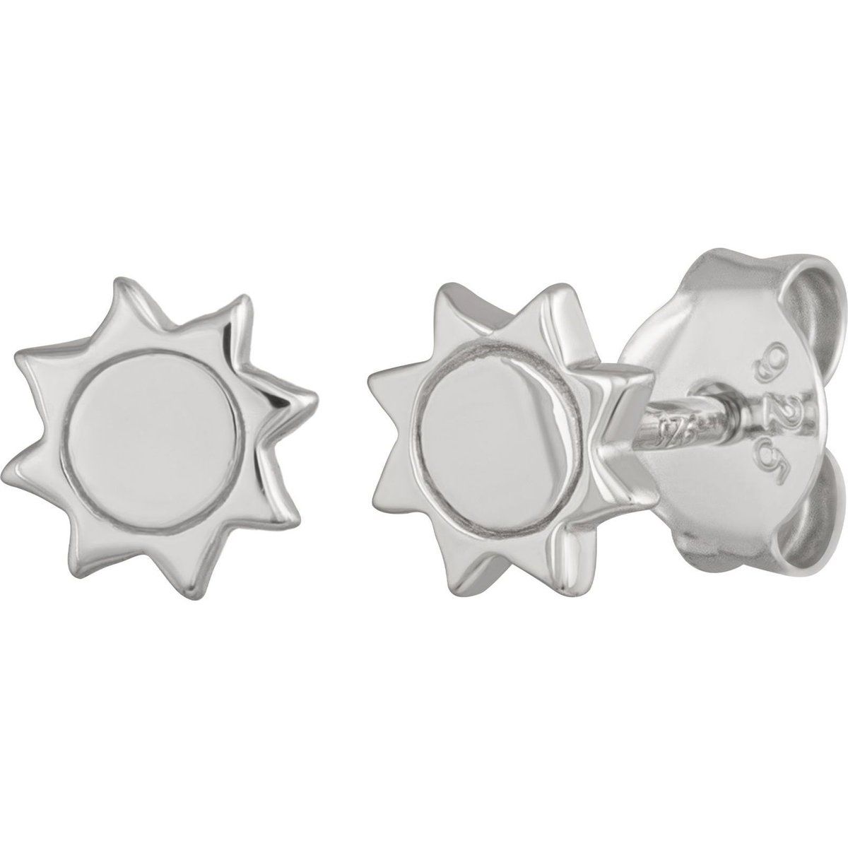 Ohrstecker mit himmlischem Sonnenmotiv