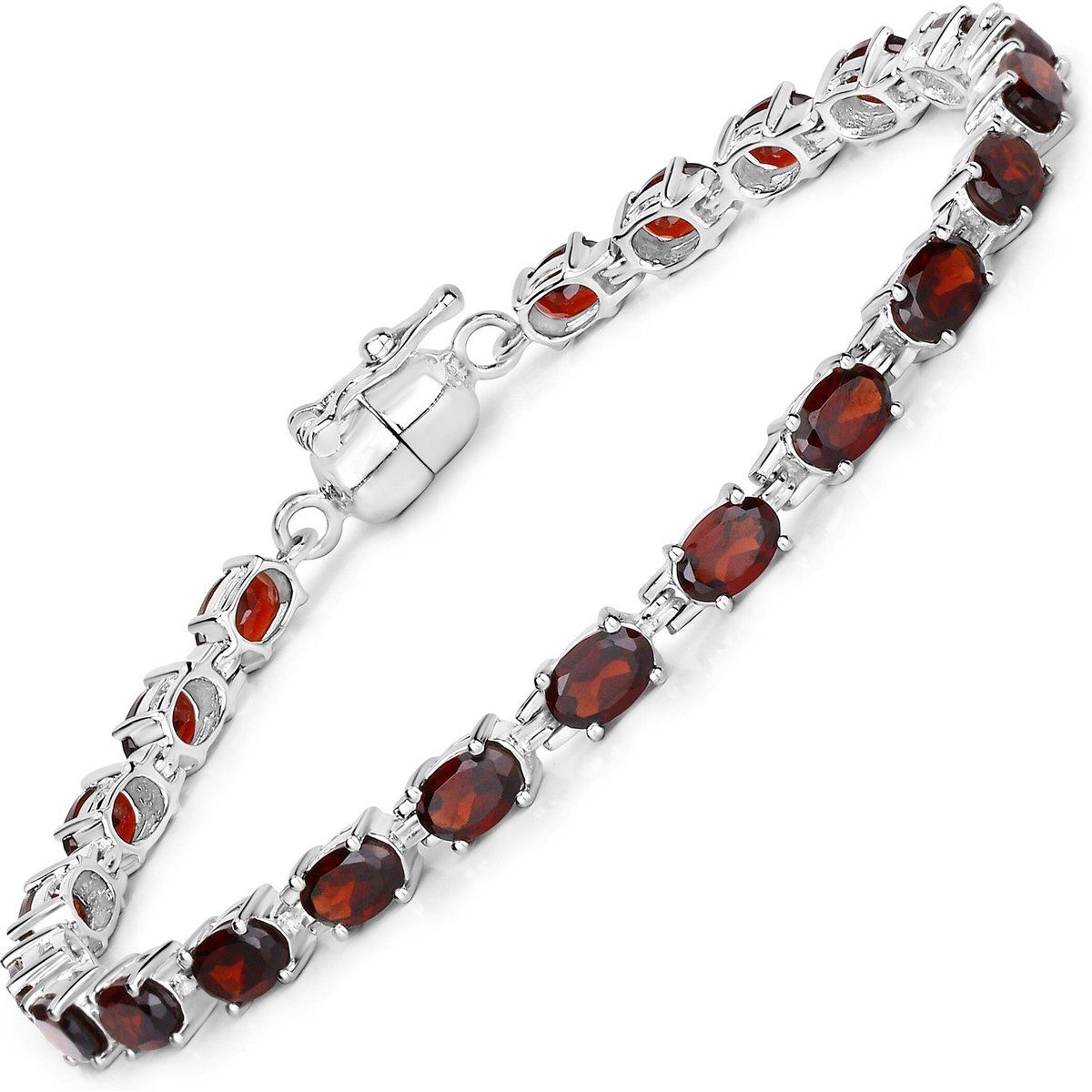 Armband mit ovalem Granat