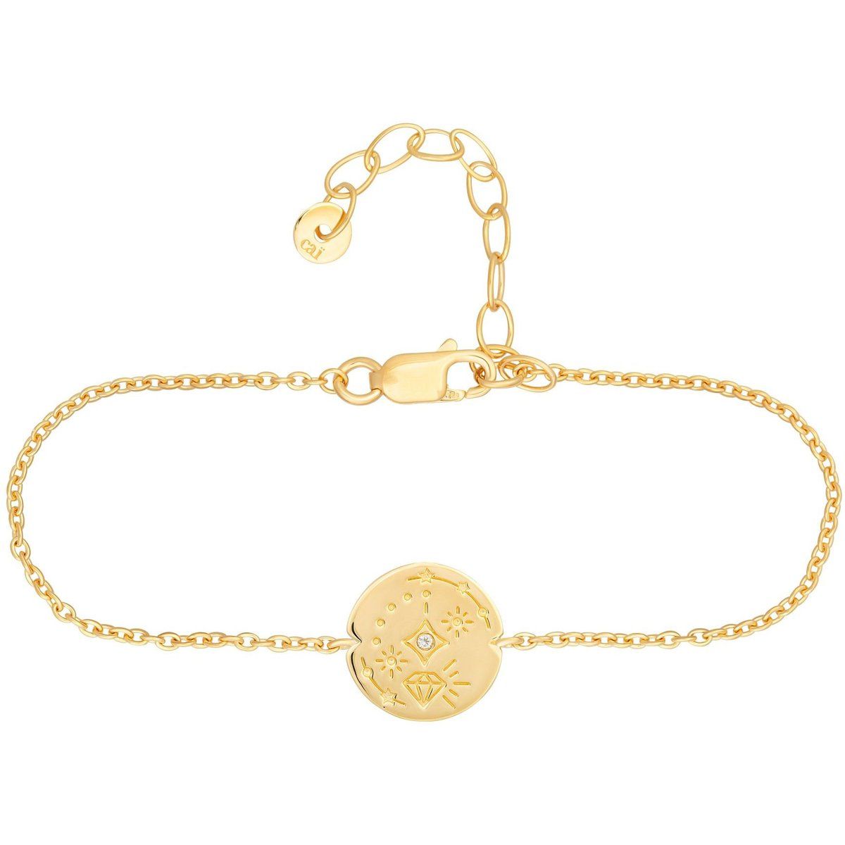 Armband mit Himmelsmedaillon und Topas
