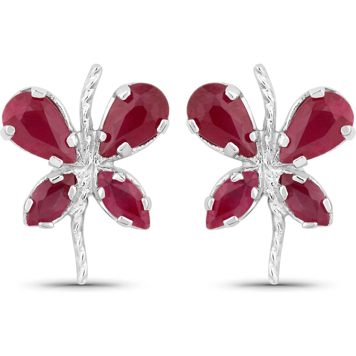 Zarte Schmetterlings-Edelstein-Stecker