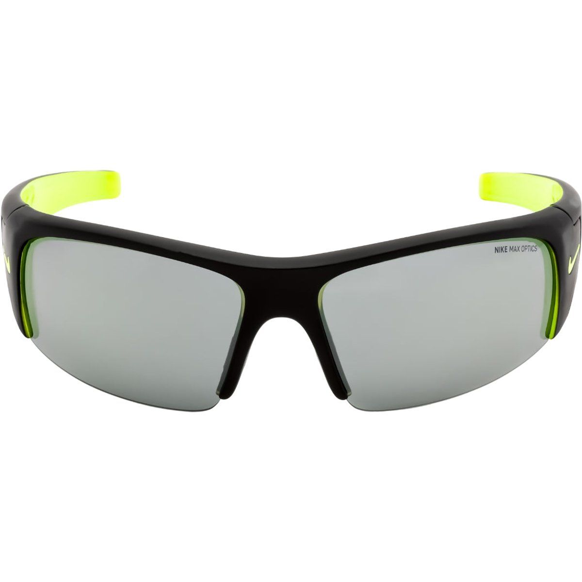 Mattschwarze Sport Sonnenbrille