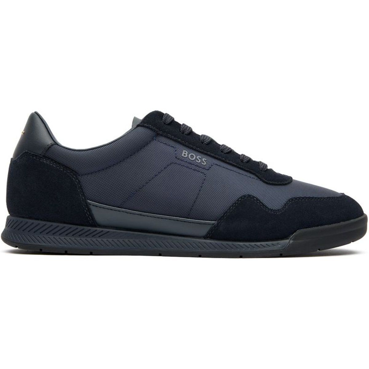 Herren Marineblau Casual Court Trainer