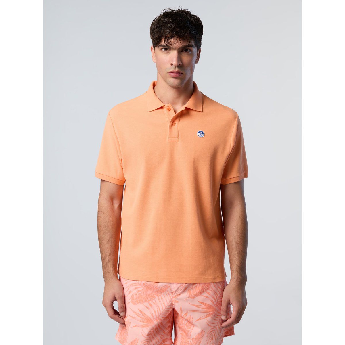 Klassisches Baumwoll-Piqué-Poloshirt