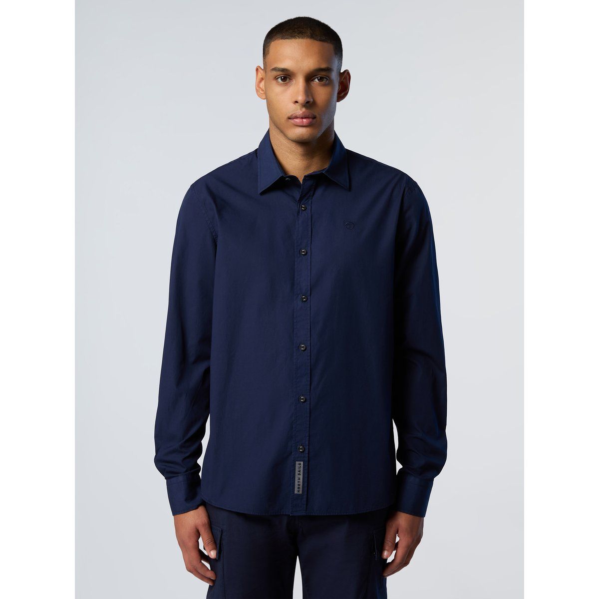 Leichtes Twill Langarmhemd