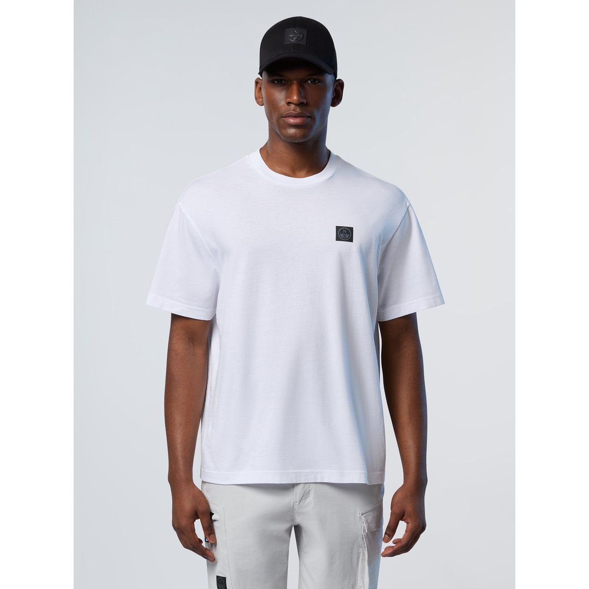 Modernes Weißes T-Shirt aus Bio-Baumwolle