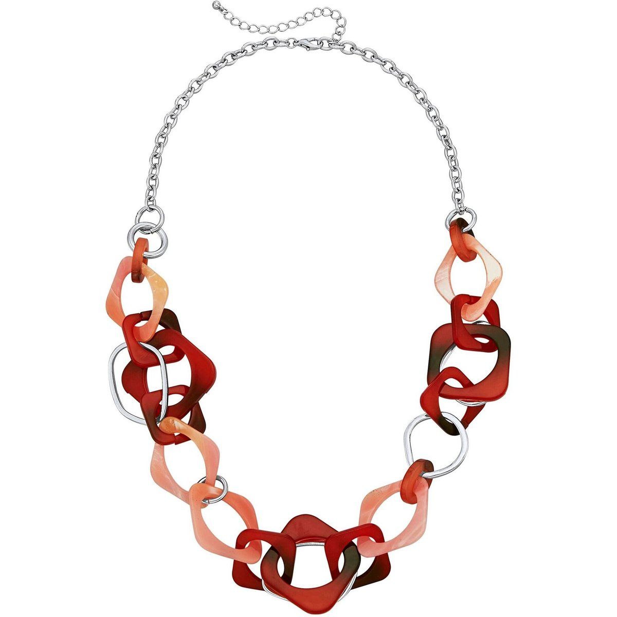 Klobige Acryl-Gliederkette Statement-Halskette