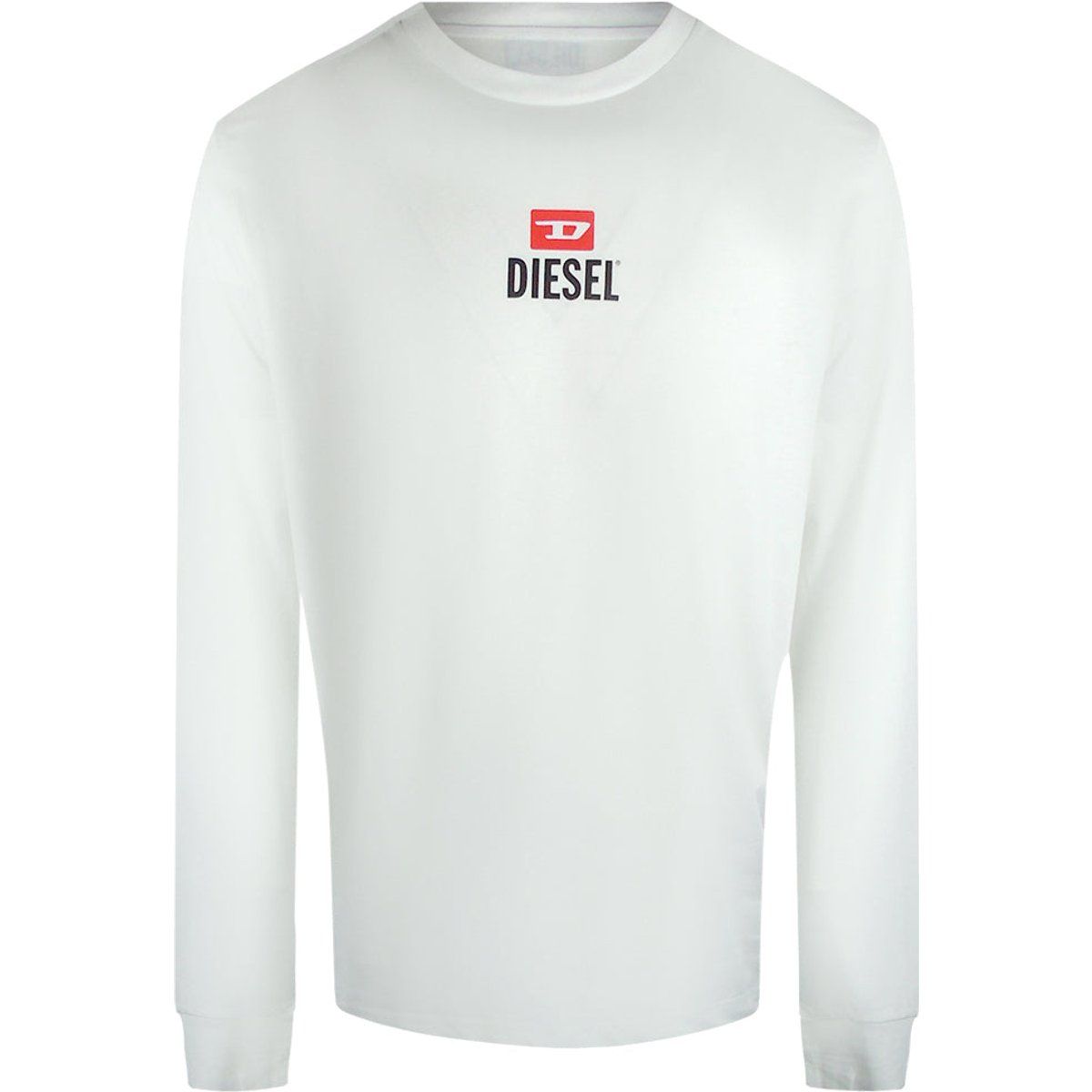 Modernes weißes Langarm T-Shirt