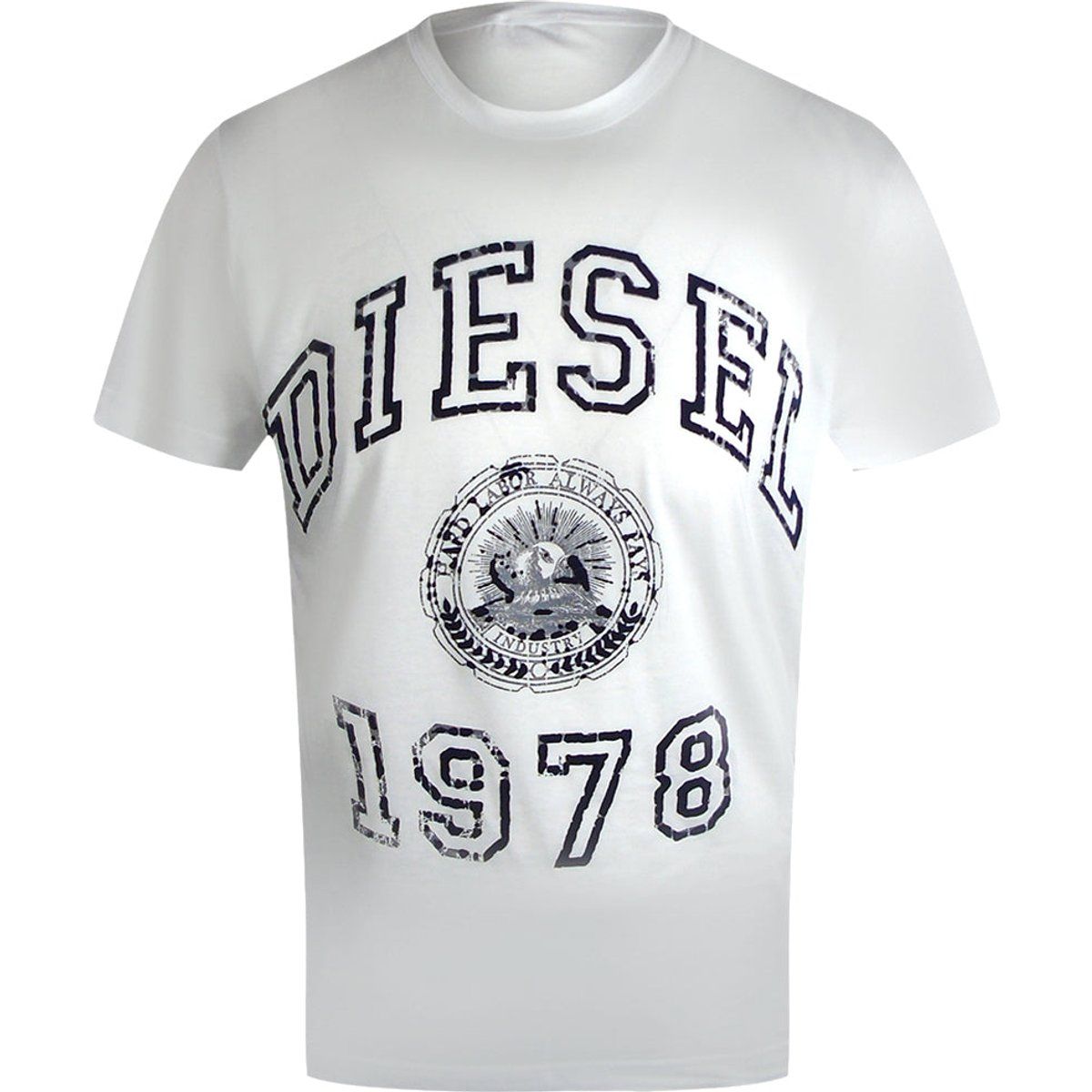 Weißes T-Shirt mit Grafikdruck