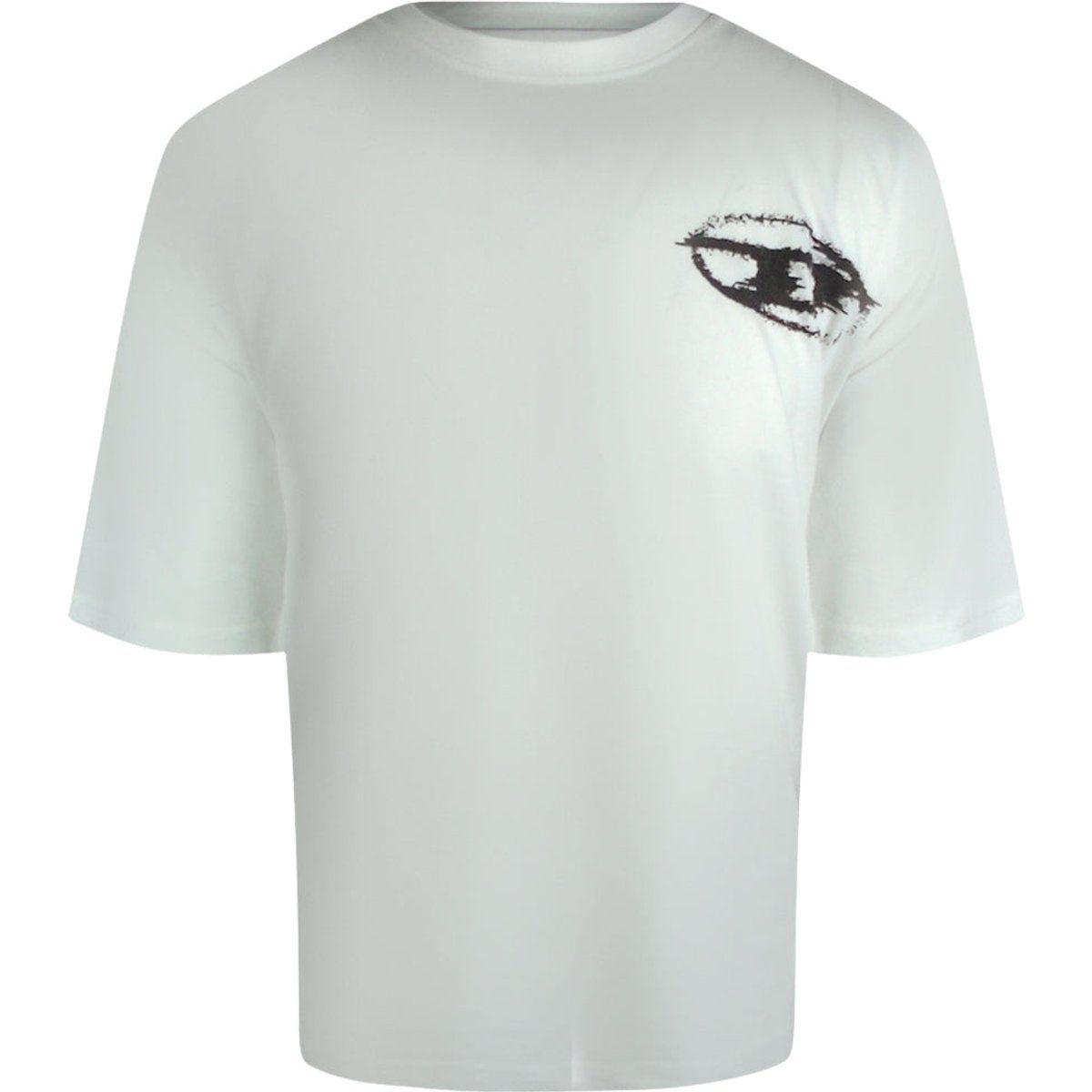 T-Shirt aus Baumwolle mit kastenförmigem Schnitt