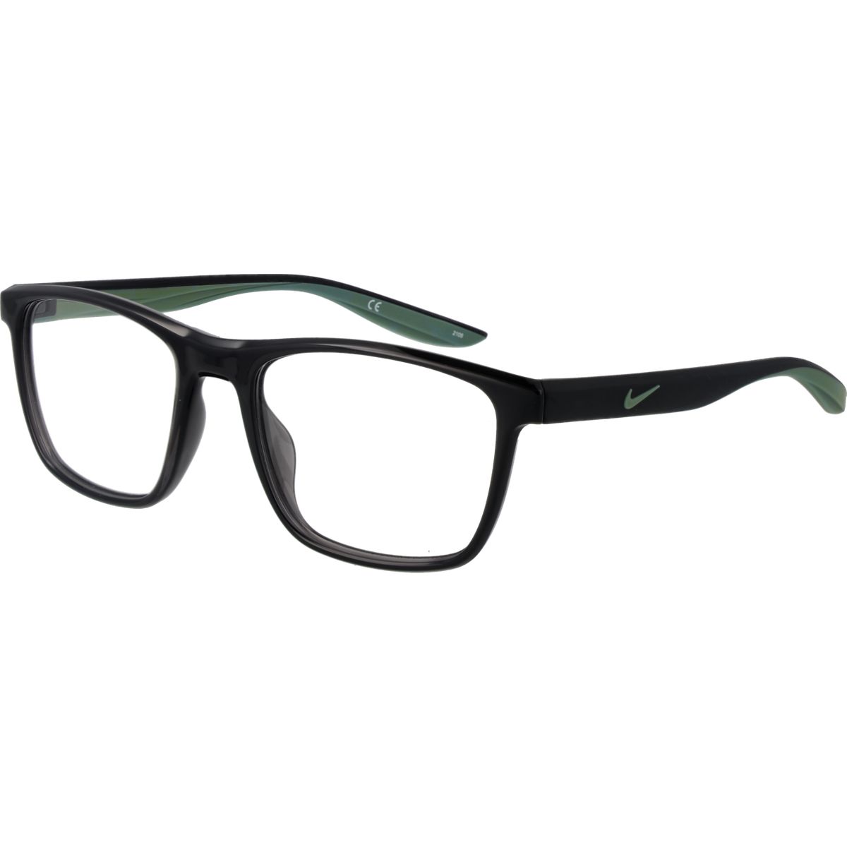 Rechteckige schwarze Vollrandbrille
