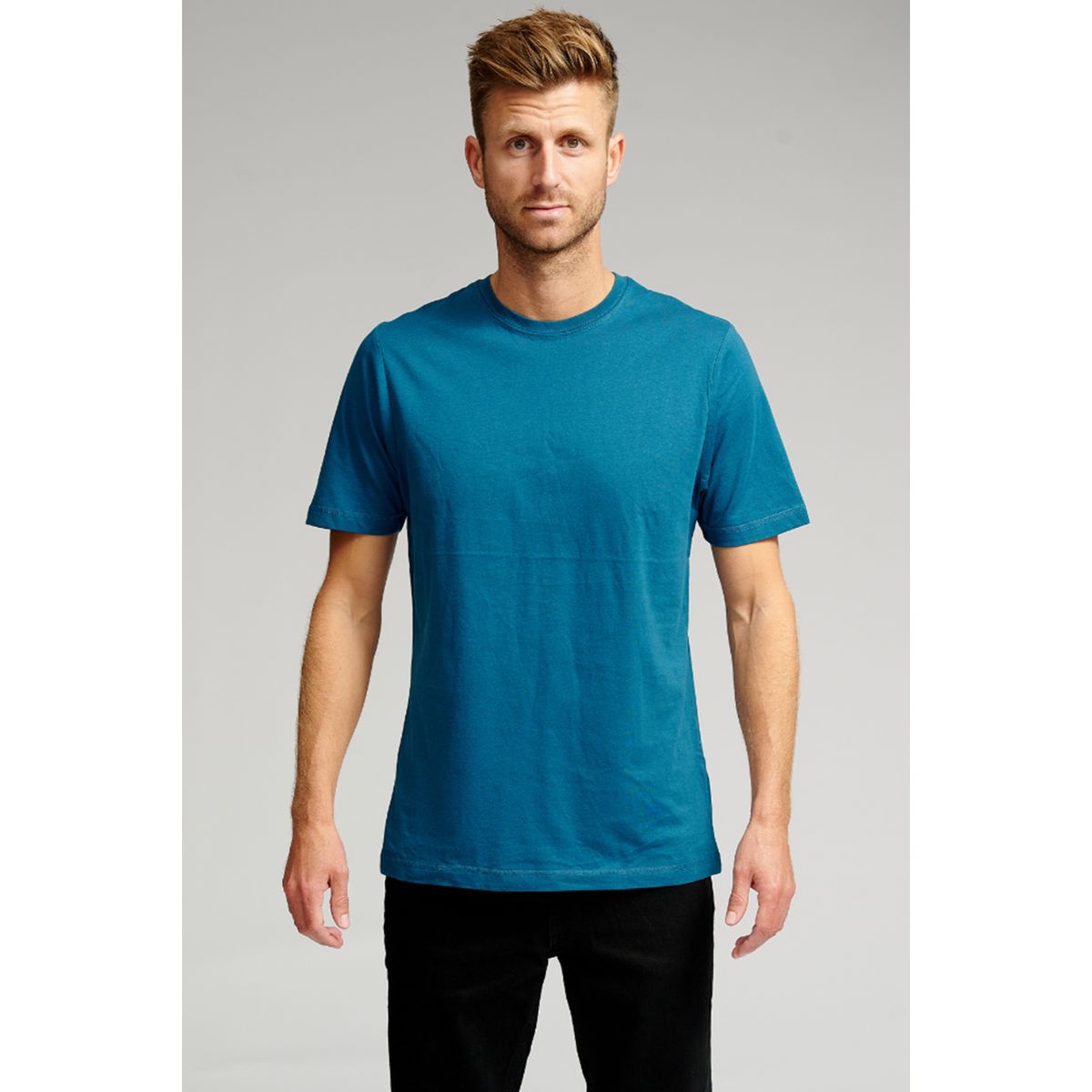 Klassisches Basic Kurzarm-T-Shirt
