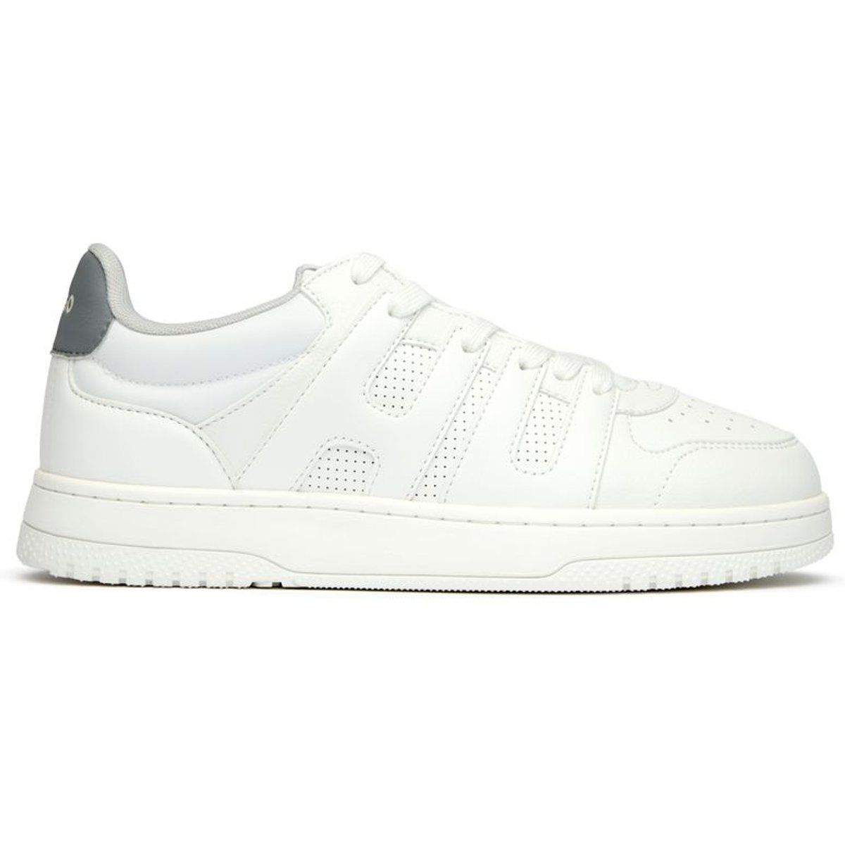 Perforierte Court-Style Low-Top-Sneaker