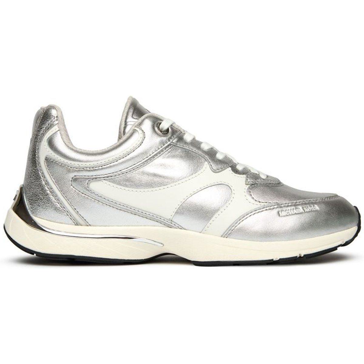 Metallic Sneaker im Laufstil