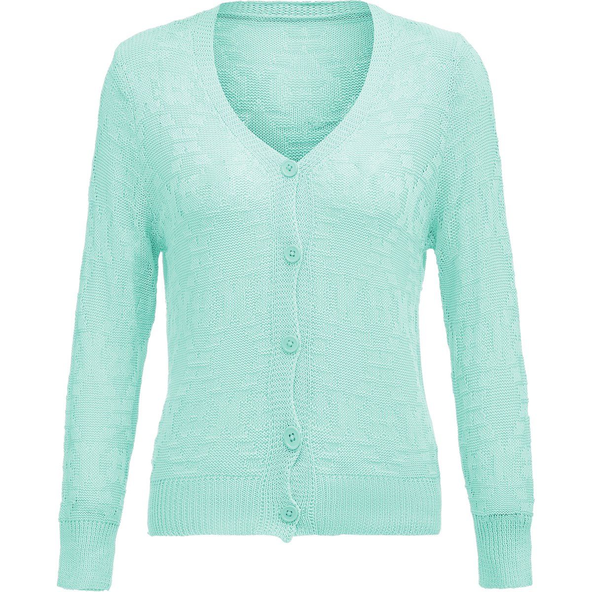 Schmuddelwedda Strickjacke Frauen Lagune
