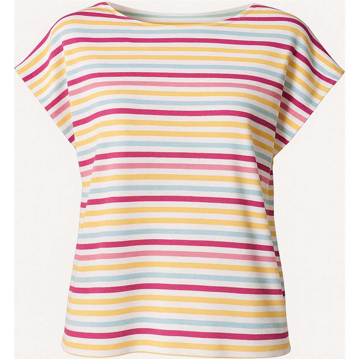 Gestreiftes T-Shirt aus Baumwolljersey
