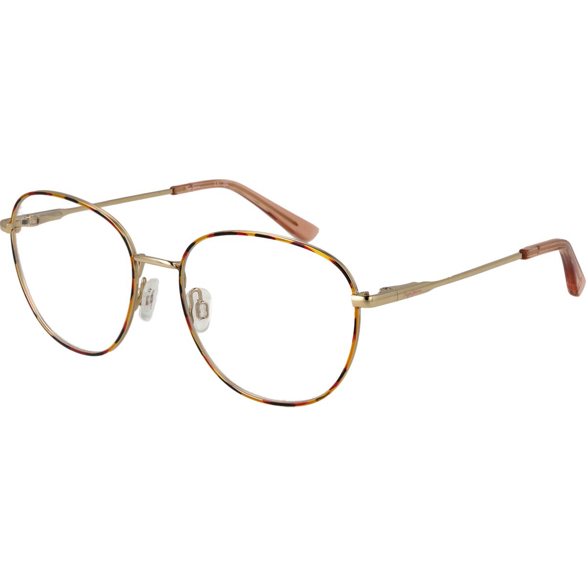 Runde, mehrfarbige Metallrahmenbrille