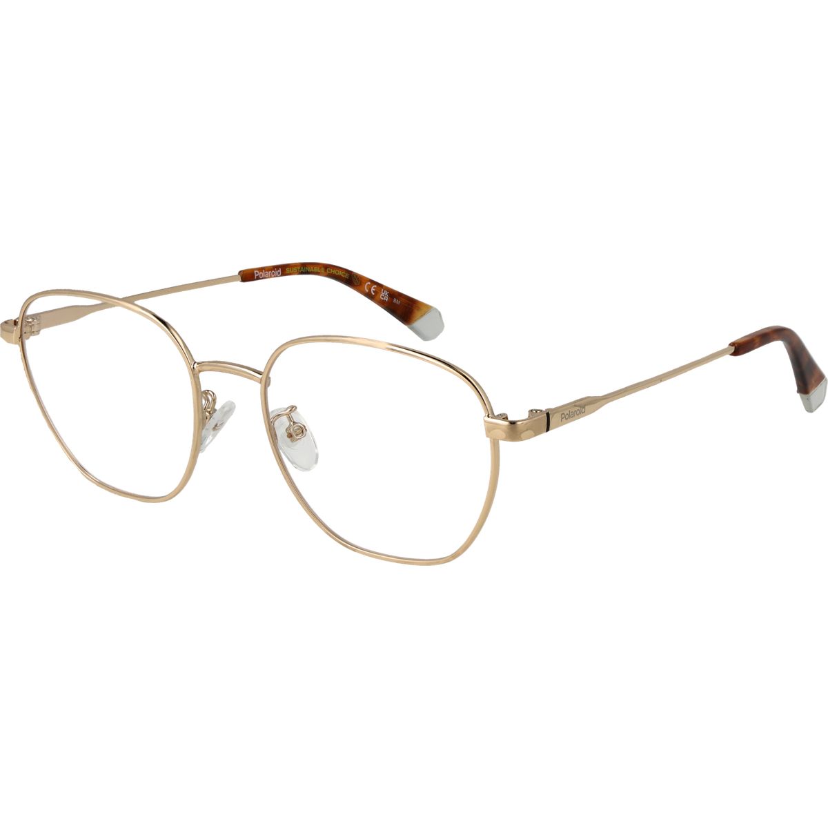 Geometrische Metallrahmen Brille