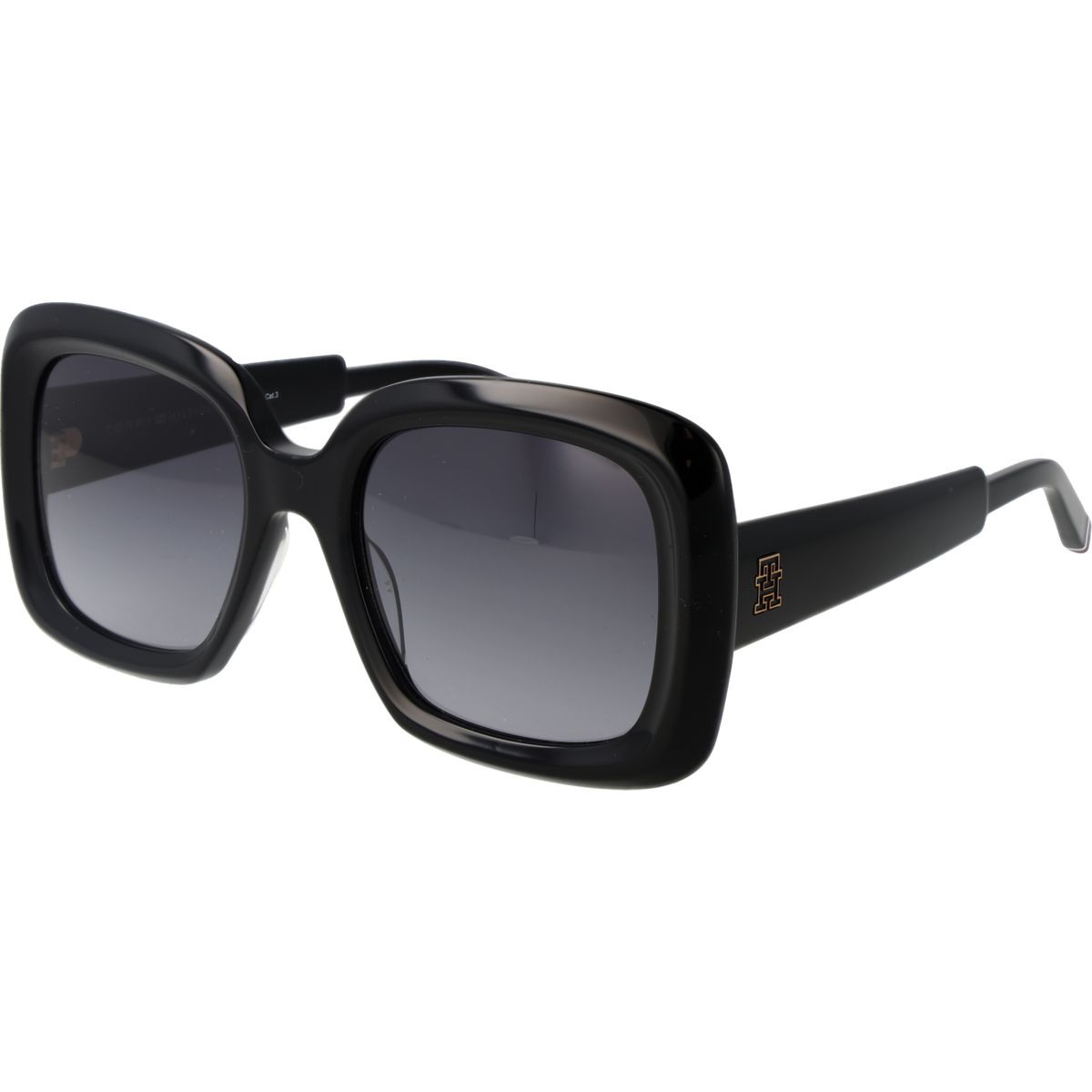 Markante Sonnenbrille mit quadratischem Rahmen