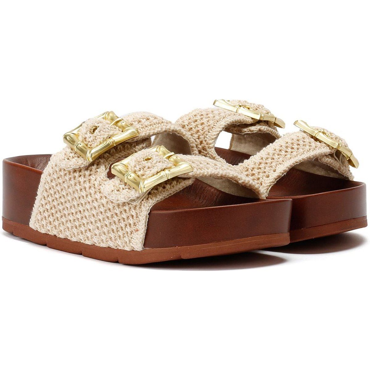 Desert Fleur Super Damen Beige Sandalen