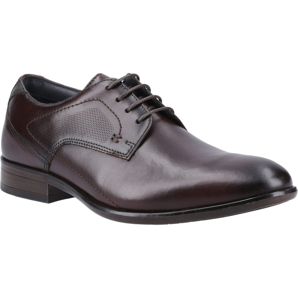 Pod Carl Leder Herren Kastanienbraune Schnürschuhe
