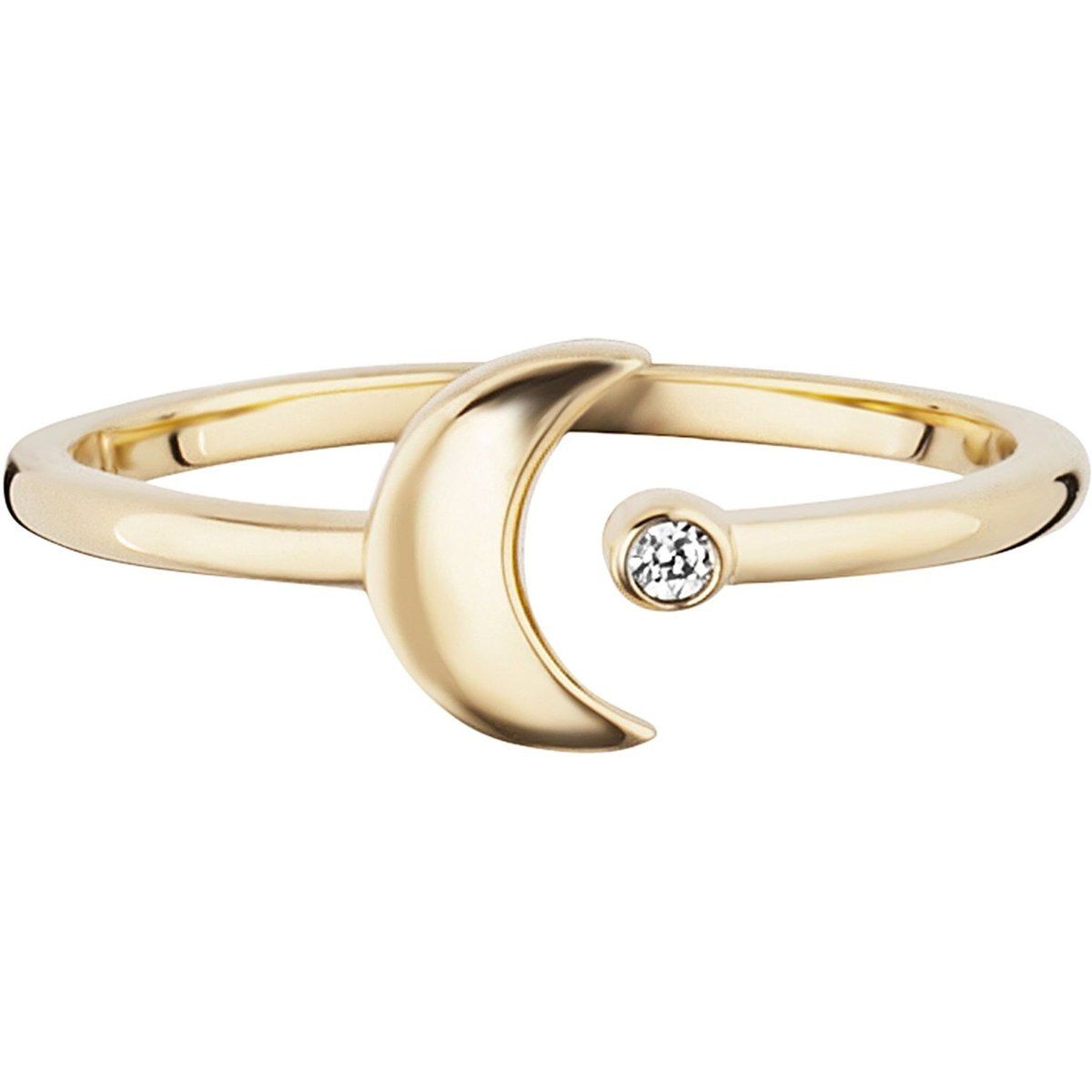 Offener Ring mit Mondsichel