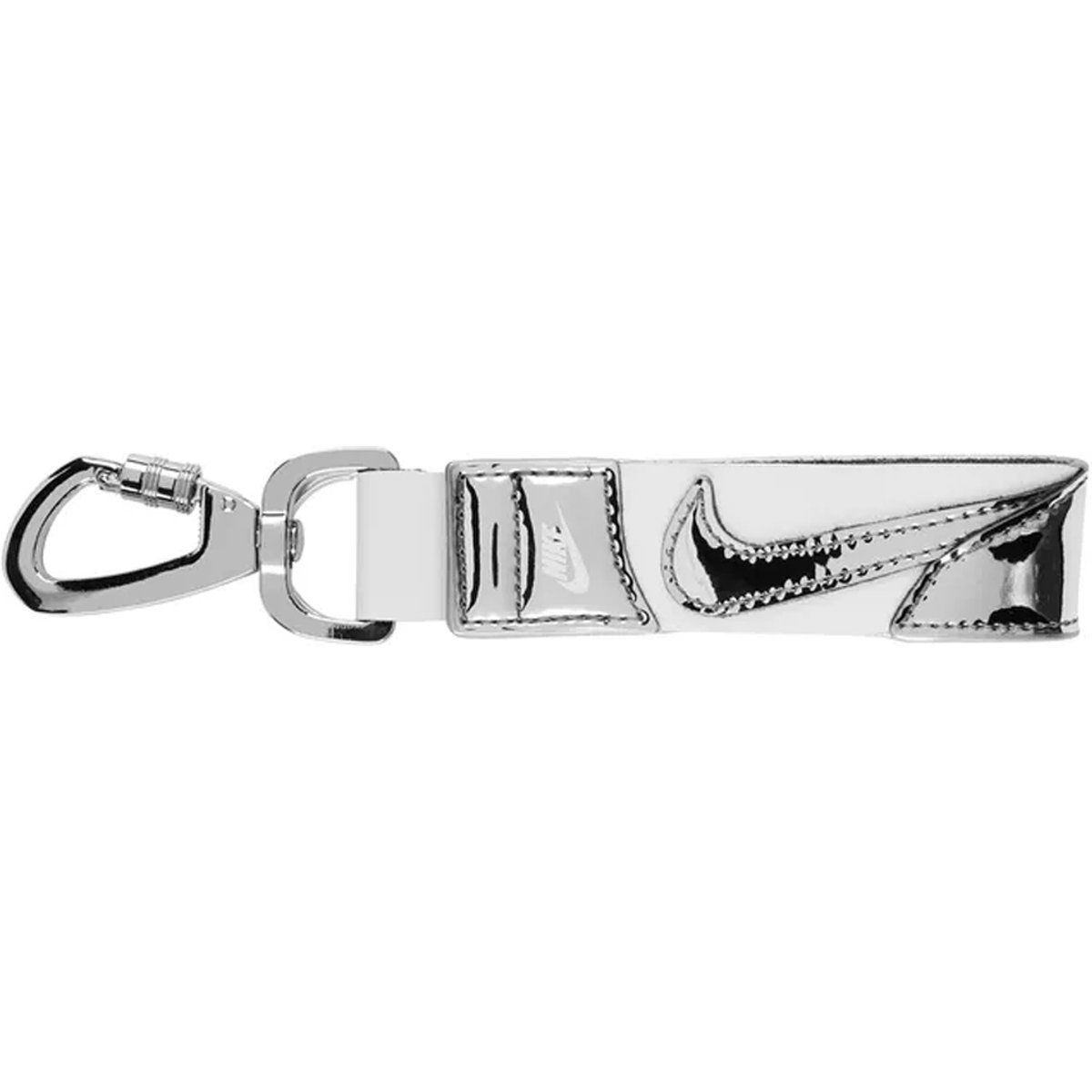 Nike Swoosh Silber Schlüsselanhänger Accessoire