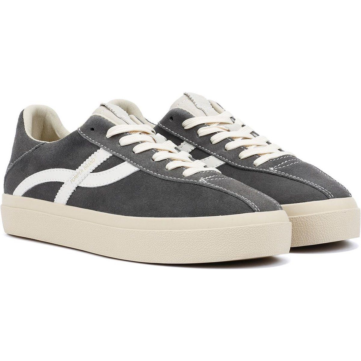 Pompeii Dart Herren Sneaker Aus Veloursleder In Grau