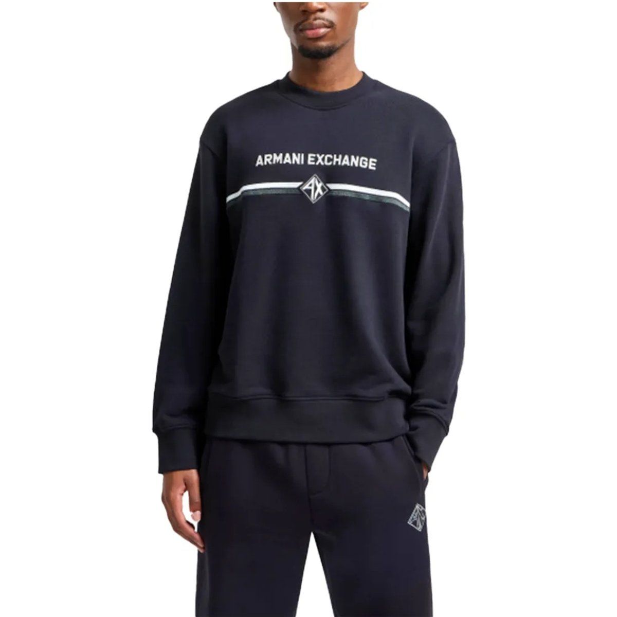 Herren Baumwoll-Sweatshirt mit Logo-Grafik