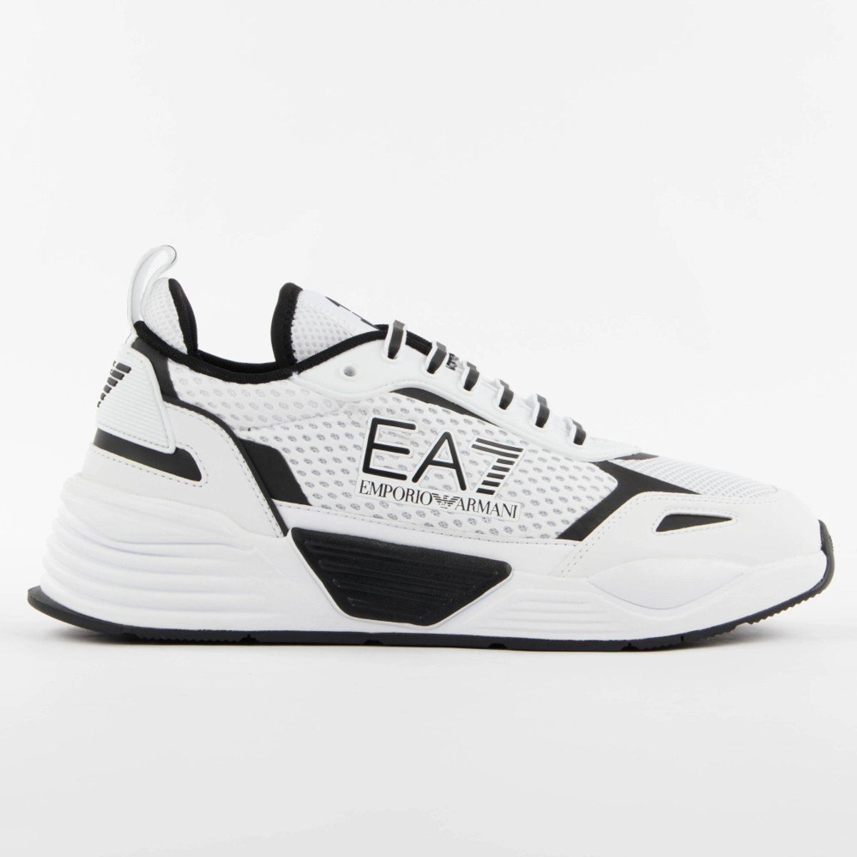 EA7 Urban GA Weiße Synthetik-Sneakers