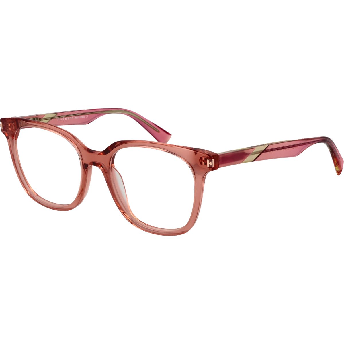 Rechteckige Acetat Vollrand Brille