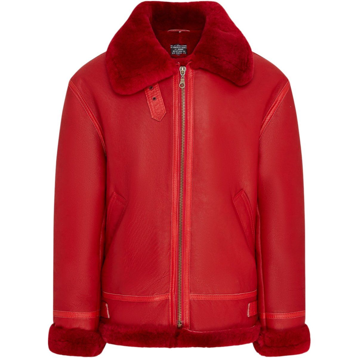 Herren B3 Shearling Bomberjacke